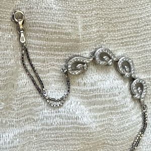 Silver 925 tennis bracelet 20cm, adjustable lenght